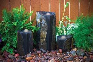 Basalt Cored Water Columns